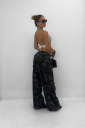 jeans modello cargo camouflage